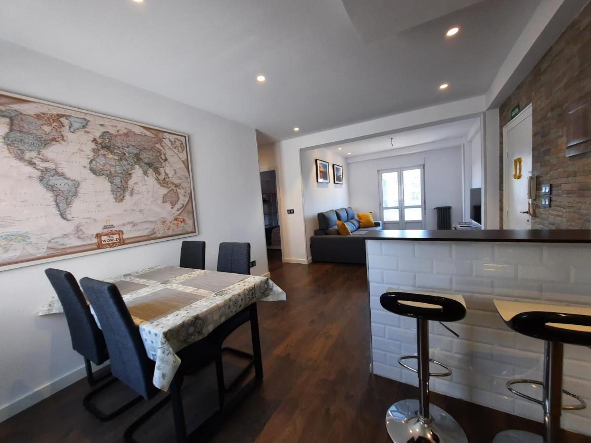 Apartamento Centro Gijon Con Wifi Gratis Y Parking Publico Proximo Incluido Luaran gambar