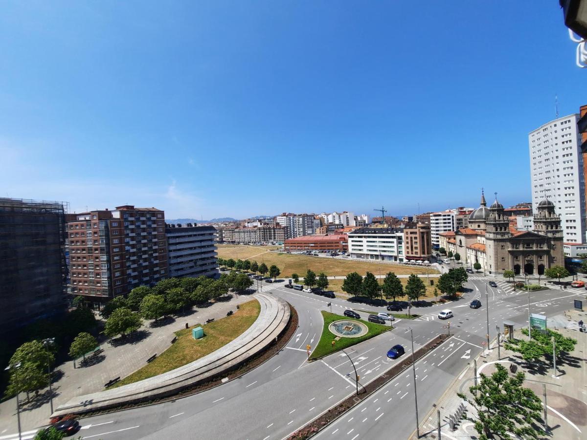 Apartamento Centro Gijon Con Wifi Gratis Y Parking Publico Proximo Incluido Luaran gambar