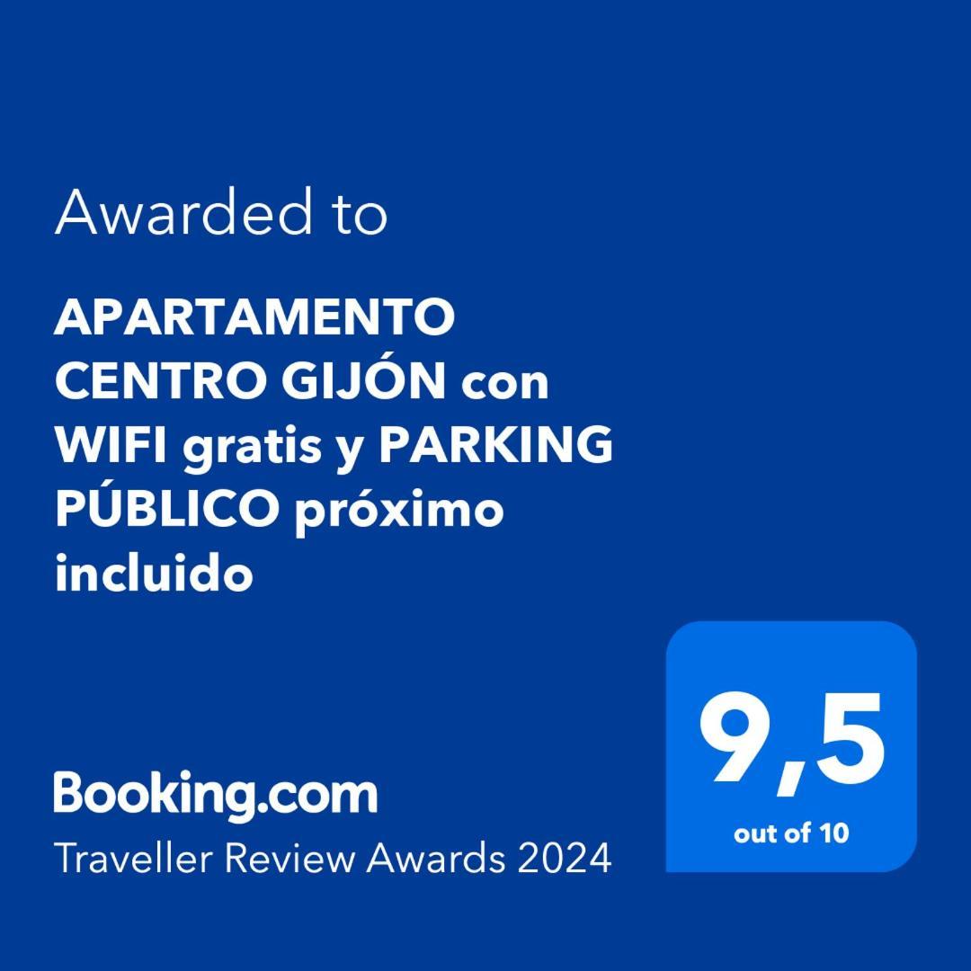 Apartamento Centro Gijon Con Wifi Gratis Y Parking Publico Proximo Incluido Luaran gambar